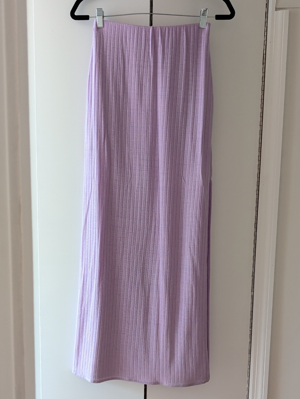 Free People Lavender Purple Kelsey Rib Crop Top & Skirt Set Size S - Picture 10 of 12